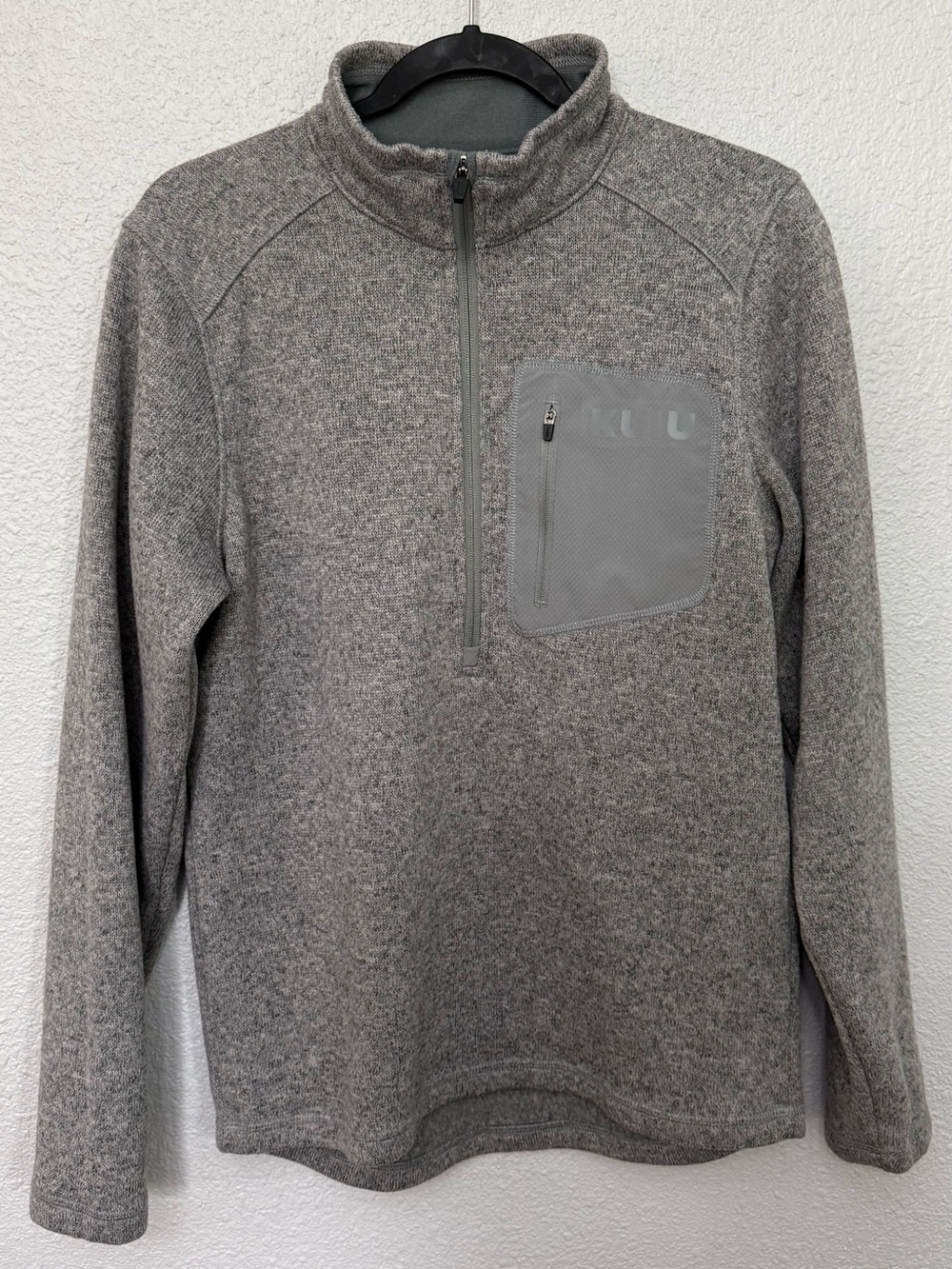 KUIU | Base Camp Pullover Sweater | Charcoal Heather | Size Medium